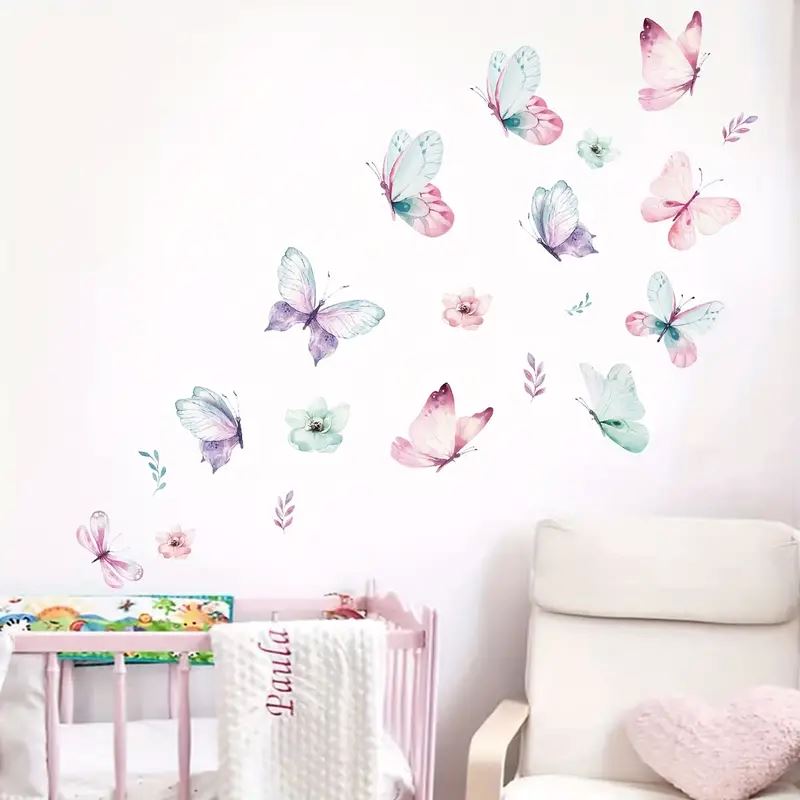 Décoration Murale - ButterfliesSticker™ - Vert - Coin du Bambin