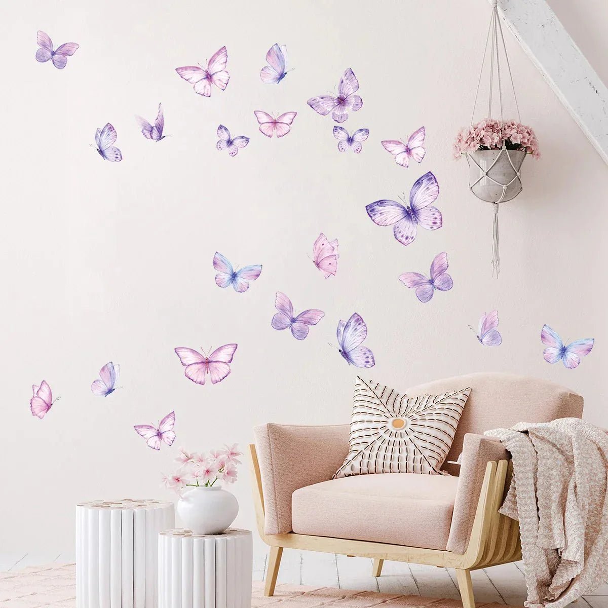 Décoration Murale - ButterfliesSticker™ - Violet - Coin du Bambin